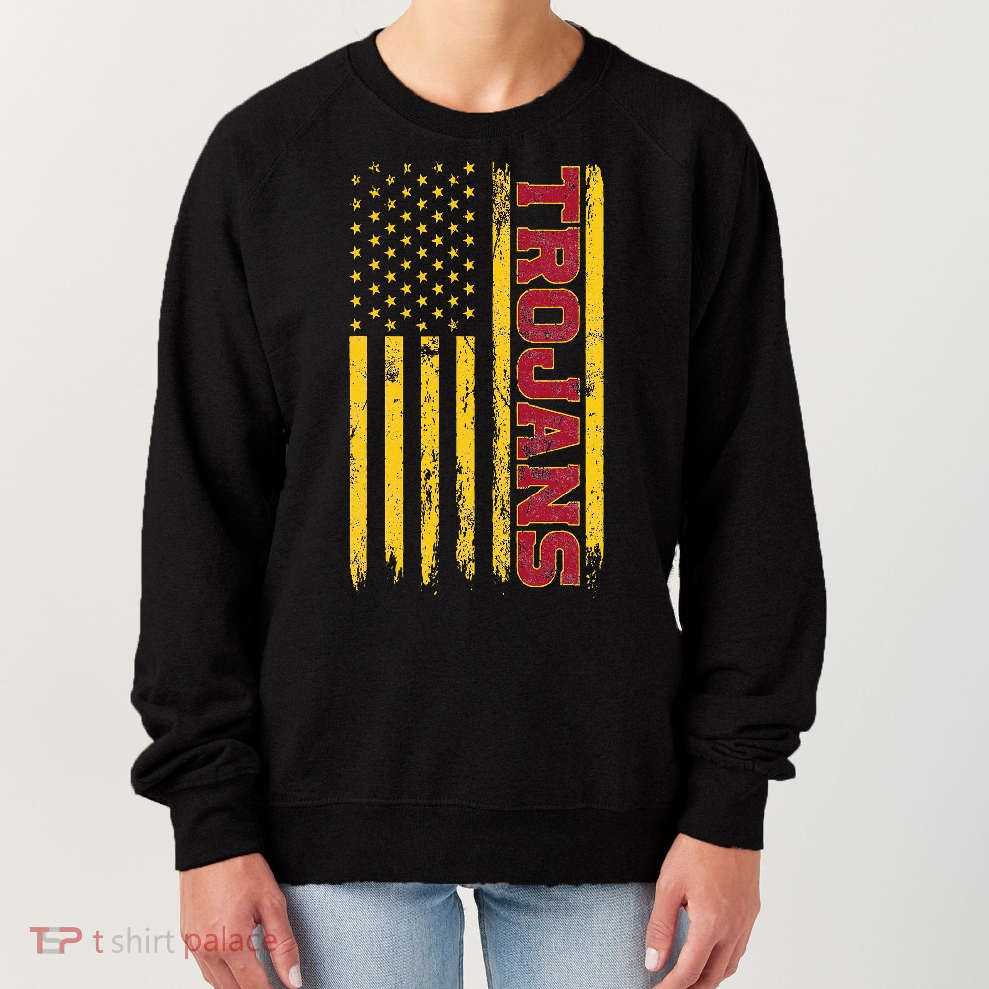 Southern California America Flag Women's Sweatshirt