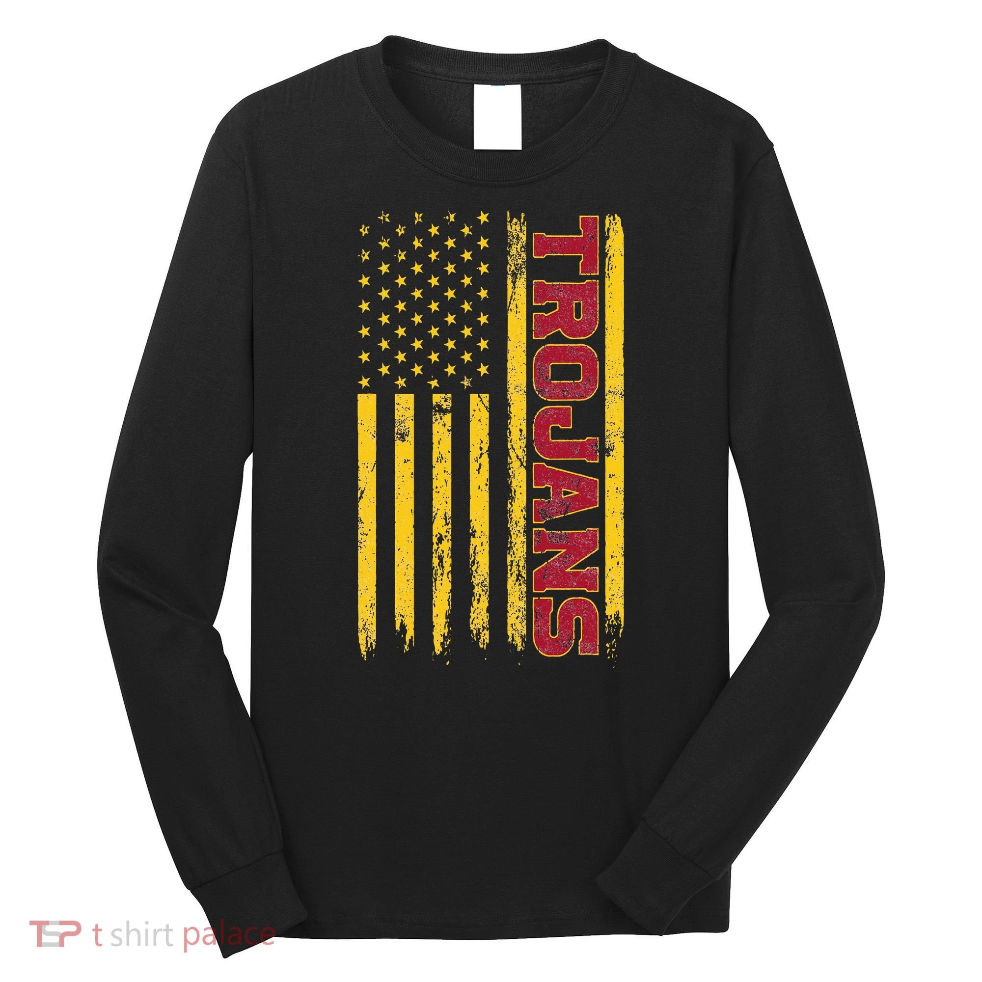 Southern California America Flag Long Sleeve Shirt