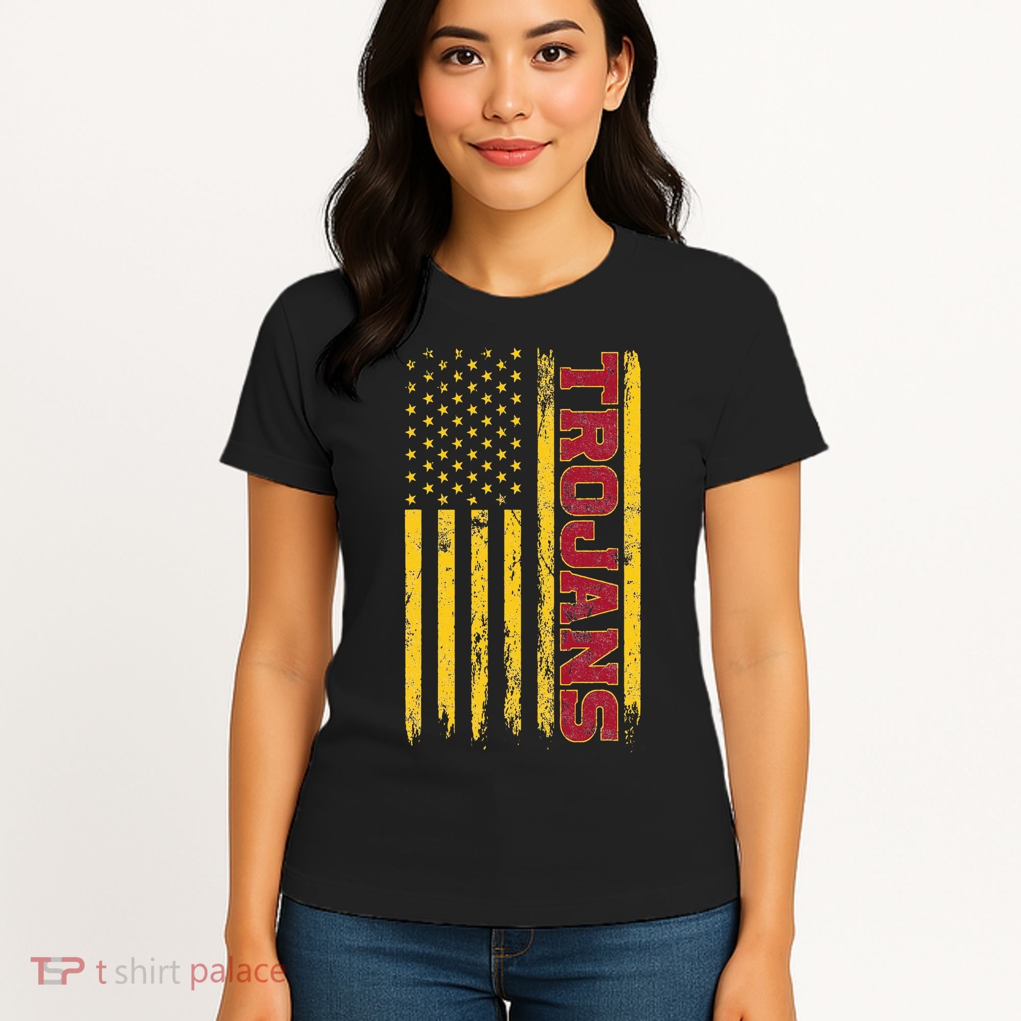 Southern California America Flag Women's T-Shirt
