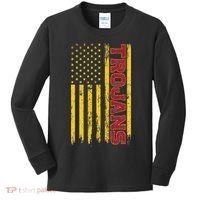 Southern California America Flag Kids Long Sleeve Shirt thumb 0