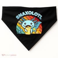 Snaxolotl Cute Axolotl- I Axolotl Questions Funny USA-Made Doggie Bandana thumb 0