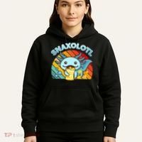Snaxolotl Cute Axolotl- I Axolotl Questions Funny Hoodie thumb 5