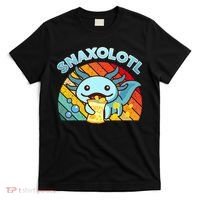 Snaxolotl Cute Axolotl- I Axolotl Questions Funny T-Shirt thumb 0