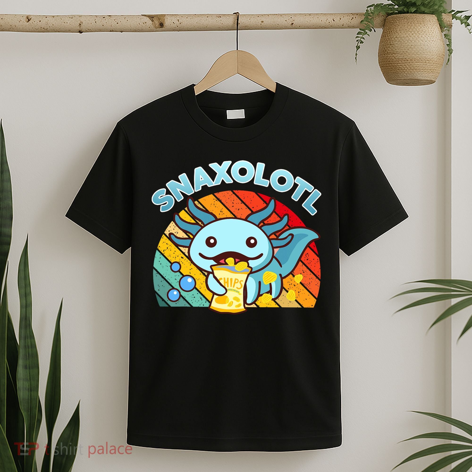 Snaxolotl Cute Axolotl- I Axolotl Questions Funny T-Shirt