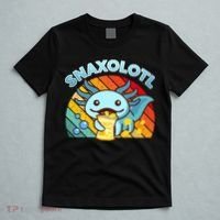 Snaxolotl Cute Axolotl- I Axolotl Questions Funny T-Shirt thumb 5