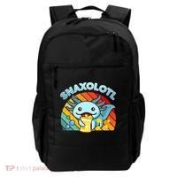 Snaxolotl Cute Axolotl- I Axolotl Questions Funny Backpack thumb 0
