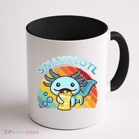 Snaxolotl Cute Axolotl- I Axolotl Questions Funny Coffee Mug thumb 1