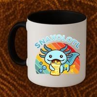 Snaxolotl Cute Axolotl- I Axolotl Questions Funny Coffee Mug thumb 2