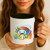 Snaxolotl Cute Axolotl- I Axolotl Questions Funny Coffee Mug thumb 3