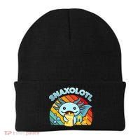 Snaxolotl Cute Axolotl- I Axolotl Questions Funny Beanie thumb 0