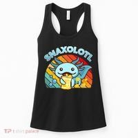 Snaxolotl Cute Axolotl- I Axolotl Questions Funny Women's Tank Top thumb 0