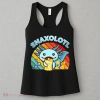Snaxolotl Cute Axolotl- I Axolotl Questions Funny Women's Tank Top thumb 3