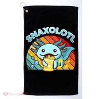 Snaxolotl Cute Axolotl- I Axolotl Questions Funny Golf Towel thumb 0
