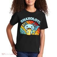 Snaxolotl Cute Axolotl- I Axolotl Questions Funny Kids T-Shirt thumb 2