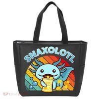Snaxolotl Cute Axolotl- I Axolotl Questions Funny Tote Bag thumb 0