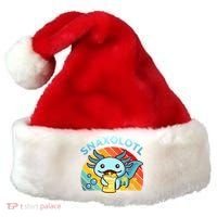 Snaxolotl Cute Axolotl- I Axolotl Questions Funny Santa Hat thumb 0