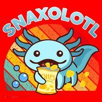 Snaxolotl Cute Axolotl- I Axolotl Questions Funny Santa Hat thumb 1