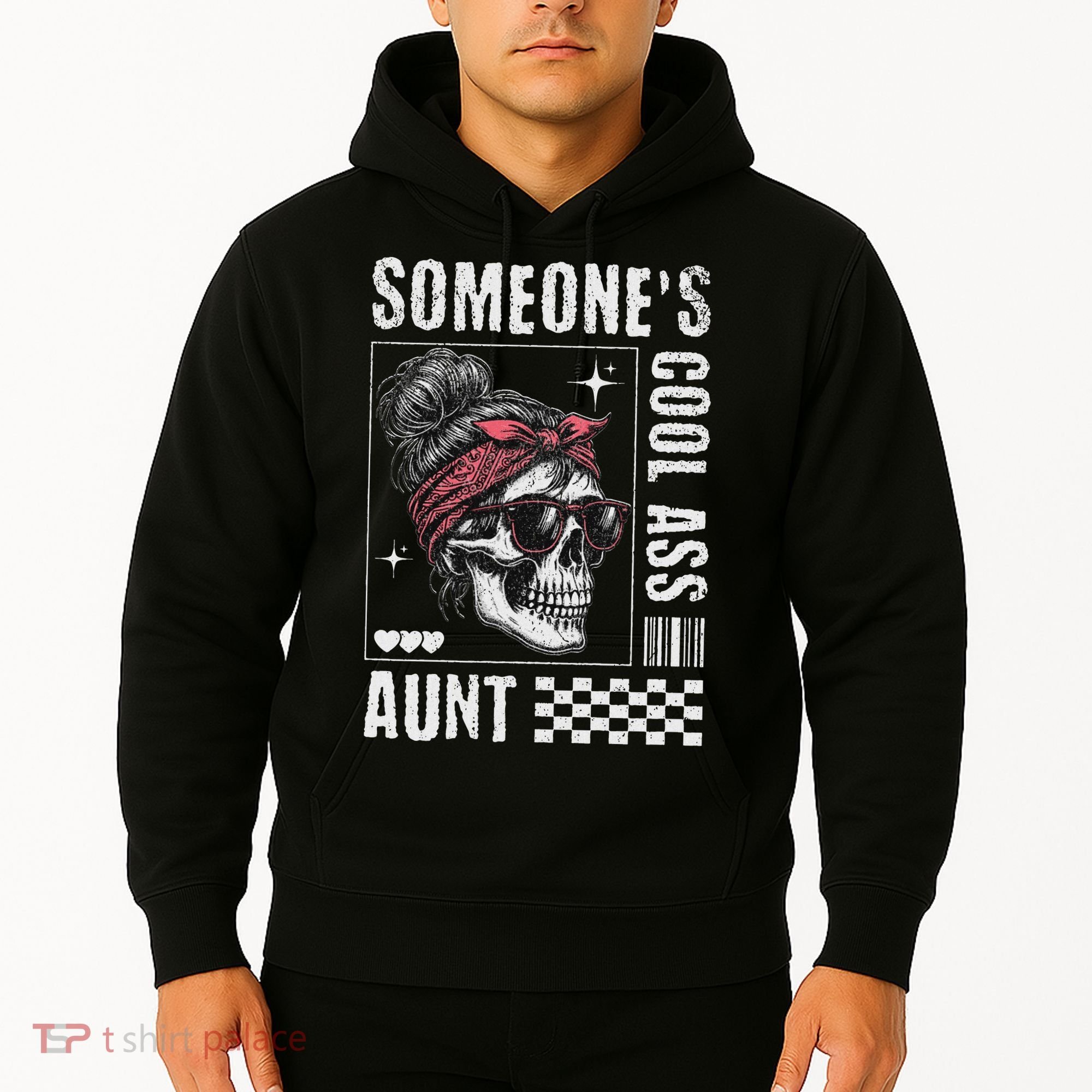SomeoneS Cool Ass Aunt Funny Skeleton Hoodie