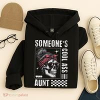 SomeoneS Cool Ass Aunt Funny Skeleton Hoodie thumb 4