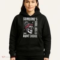 SomeoneS Cool Ass Aunt Funny Skeleton Hoodie thumb 5