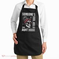 SomeoneS Cool Ass Aunt Funny Skeleton Apron thumb 2