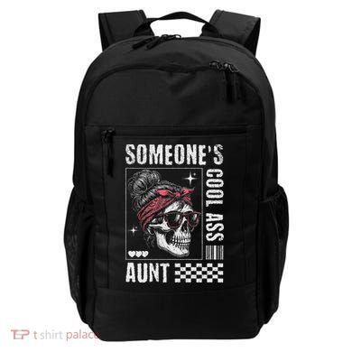 SomeoneS Cool Ass Aunt Funny Skeleton Backpack