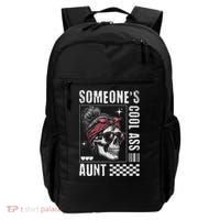 SomeoneS Cool Ass Aunt Funny Skeleton Backpack thumb 0