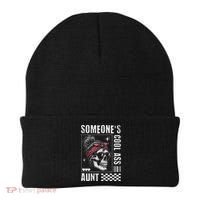 SomeoneS Cool Ass Aunt Funny Skeleton Beanie thumb 0