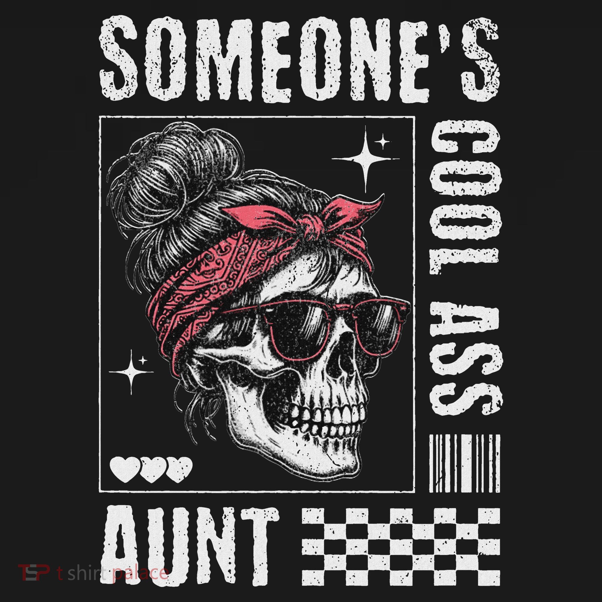SomeoneS Cool Ass Aunt Funny Skeleton Polo