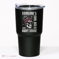 SomeoneS Cool Ass Aunt Funny Skeleton Tumbler thumb 0