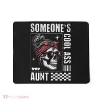 SomeoneS Cool Ass Aunt Funny Skeleton Mousepad thumb 0
