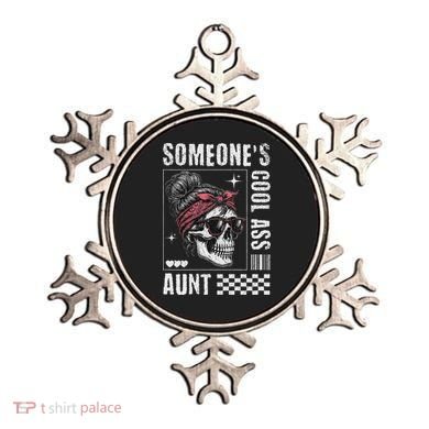 SomeoneS Cool Ass Aunt Funny Skeleton Ornament