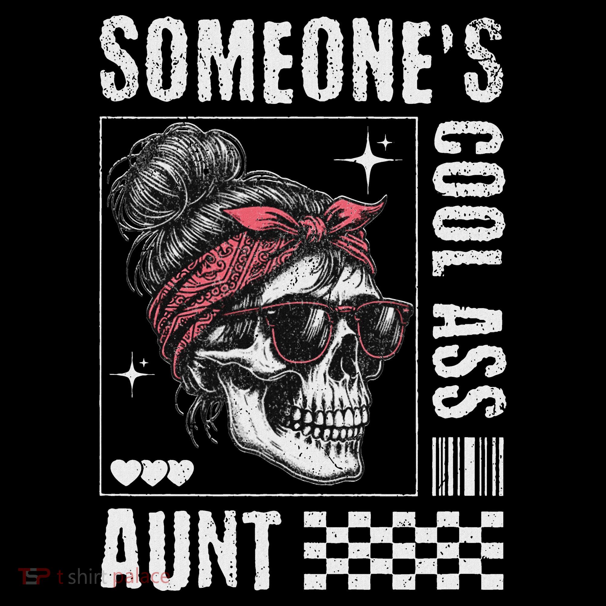 SomeoneS Cool Ass Aunt Funny Skeleton Toddler Hoodie