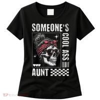 SomeoneS Cool Ass Aunt Funny Skeleton Women's T-Shirt thumb 0