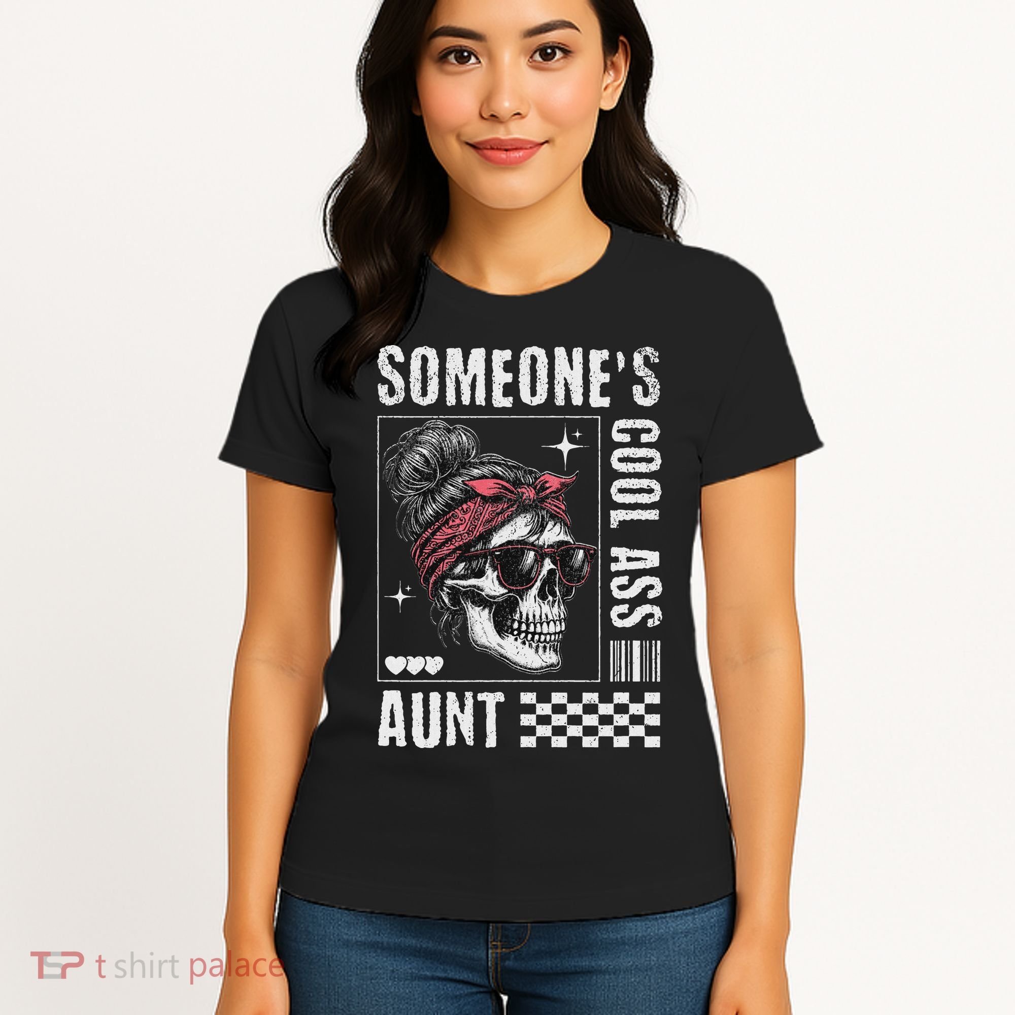 SomeoneS Cool Ass Aunt Funny Skeleton Women's T-Shirt