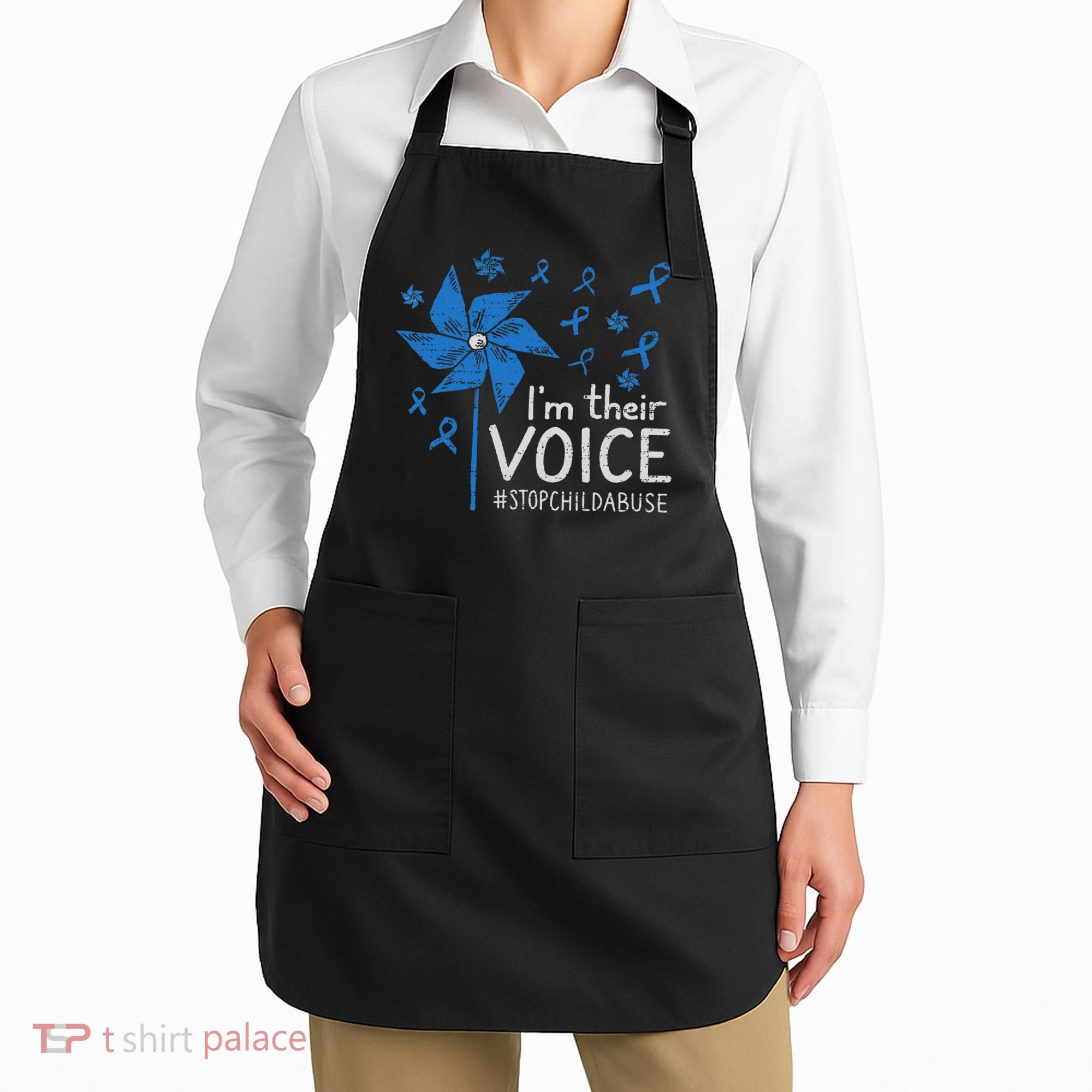 Stop Child Abuse Child Abuse Prevention Awareness Pinwheel Apron