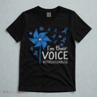Stop Child Abuse Child Abuse Prevention Awareness Pinwheel T-Shirt thumb 5