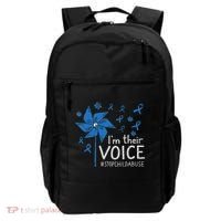Stop Child Abuse Child Abuse Prevention Awareness Pinwheel Backpack thumb 0