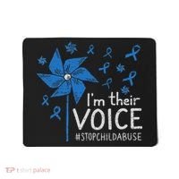 Stop Child Abuse Child Abuse Prevention Awareness Pinwheel Mousepad thumb 0
