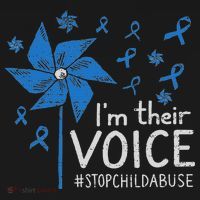 Stop Child Abuse Child Abuse Prevention Awareness Pinwheel Ornament thumb 1