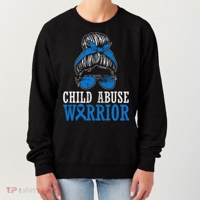 Stop Child Abuse Awareness Support Women's Sweatshirt