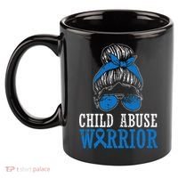 Stop Child Abuse Awareness Support 11oz C Handle Ceramic Mug thumb 2
