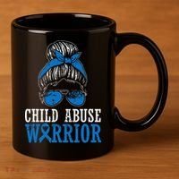 Stop Child Abuse Awareness Support 11oz C Handle Ceramic Mug thumb 3