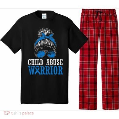 Stop Child Abuse Awareness Support Pajama Set