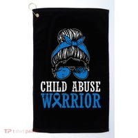 Stop Child Abuse Awareness Support Golf Towel thumb 0
