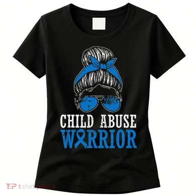 Stop Child Abuse Awareness Support Women's T-Shirt