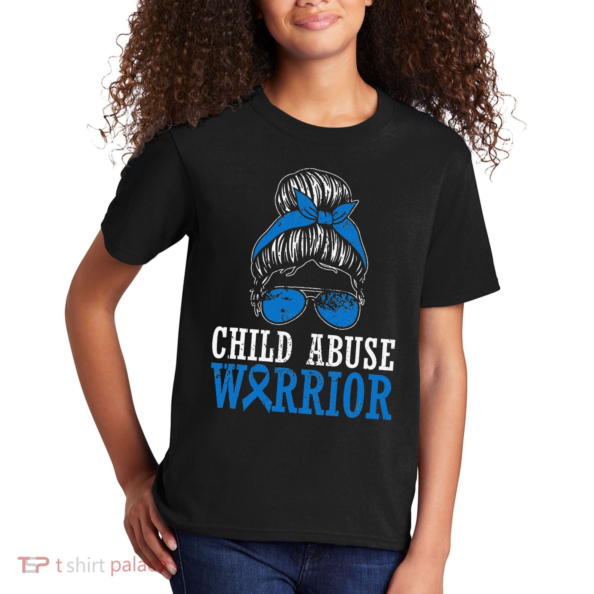 Stop Child Abuse Awareness Support Kids T-Shirt