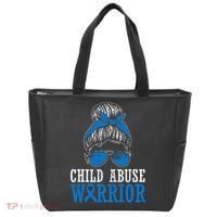 Stop Child Abuse Awareness Support Tote Bag thumb 0