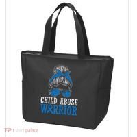 Stop Child Abuse Awareness Support Tote Bag thumb 3