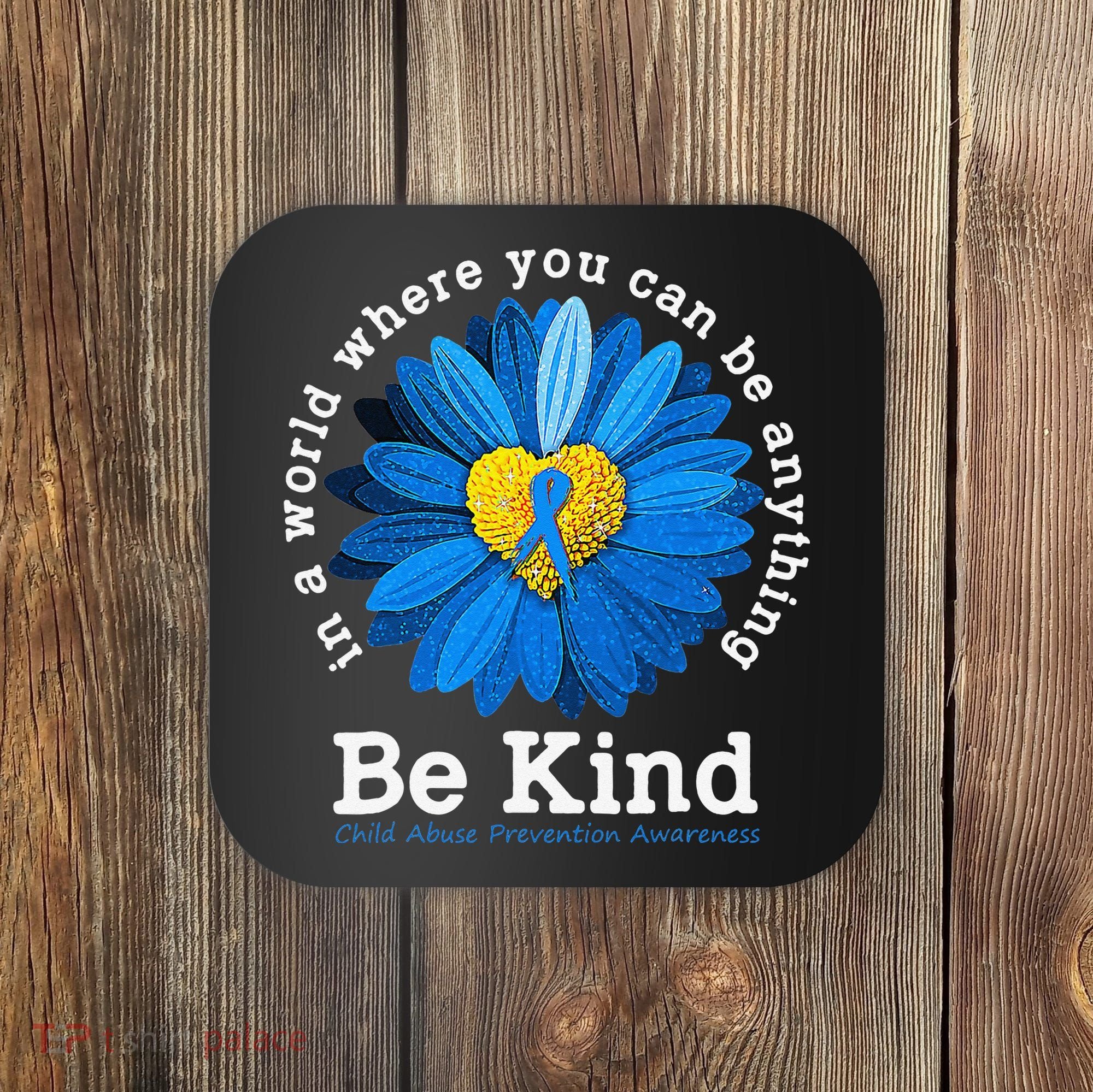 Stop Child Abuse Child Abuse Awareness Prevention Coaster